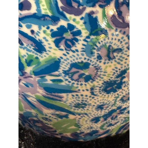 Lilly Pulitzer Floral Ceramic Coffee/Tea Mugs With Gold Handles Set Of 2 - Picture 6 of 7